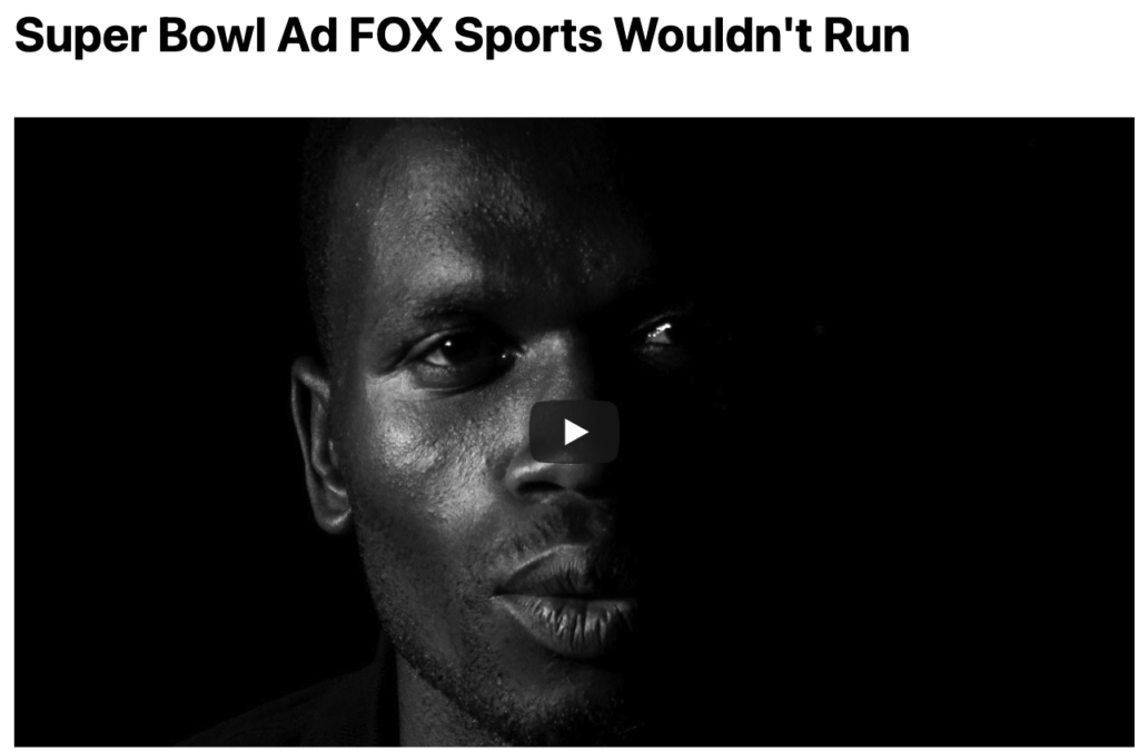 Super Bowl Ad FOX Sports Wouldn’t Run
